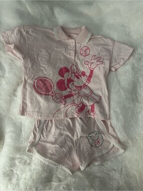 Girls' Pink Minnie Mouse set